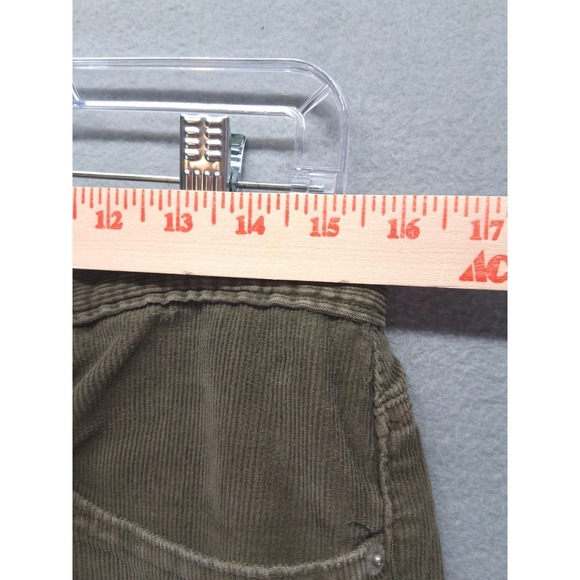 Polo Jeans Co.Ralph Lauren Women Corduroy Pants, Weekender Jeans, Green, Size 10 - Picture 6 of 9